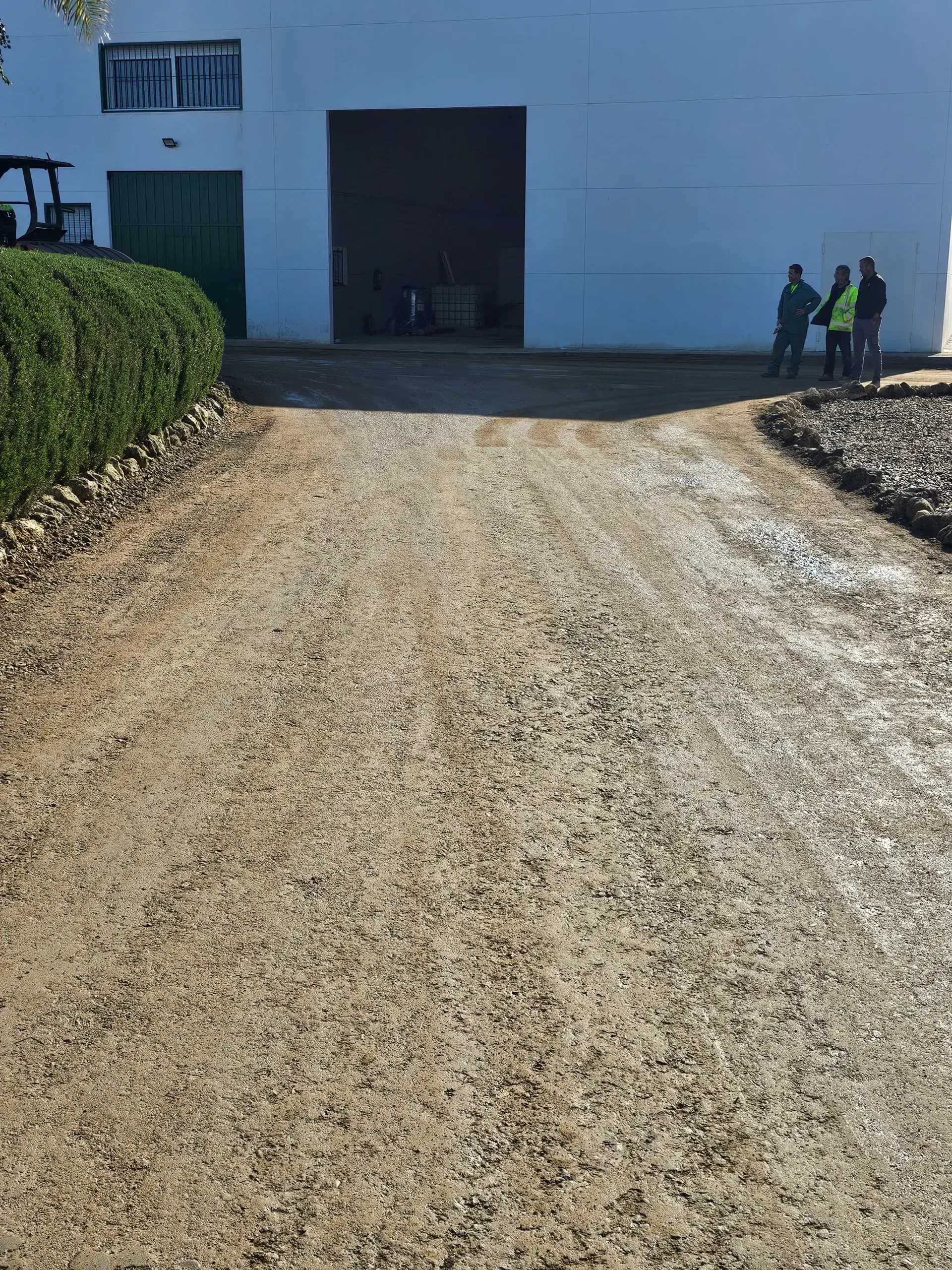Acceso logístico estabilizado · Carrión de los Céspedes · Sevilla · Sistema SEI