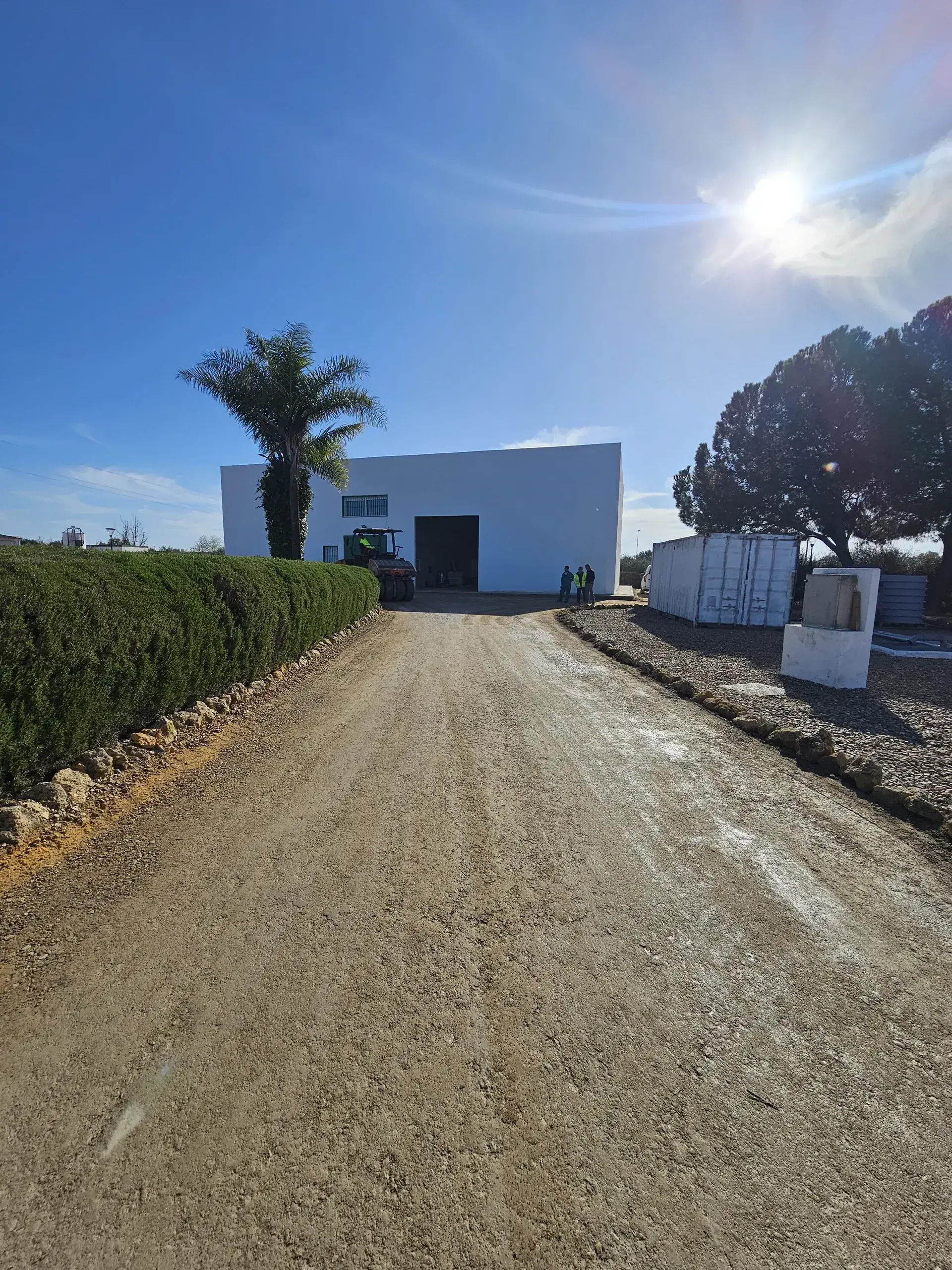 Camino rural estabilizado con Sistema SEI — Obra Sevilla 2026